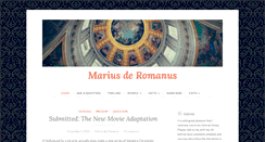 Desktop Screenshot of journal.marius-deromanus.net